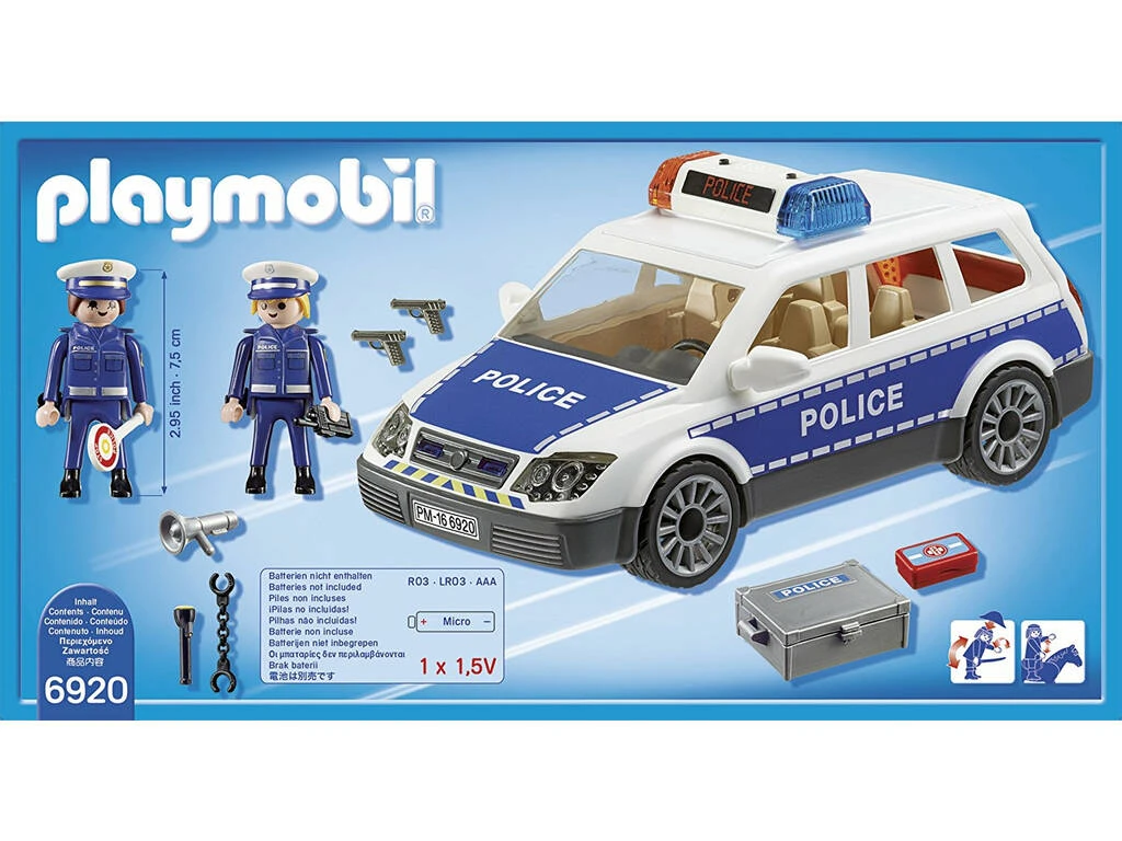 Playmobil Coche Policía Con Luces Y Sonido 6920 5 Playmobil Coche Policía Con Luces Y Sonido 6920 - Imagen 3