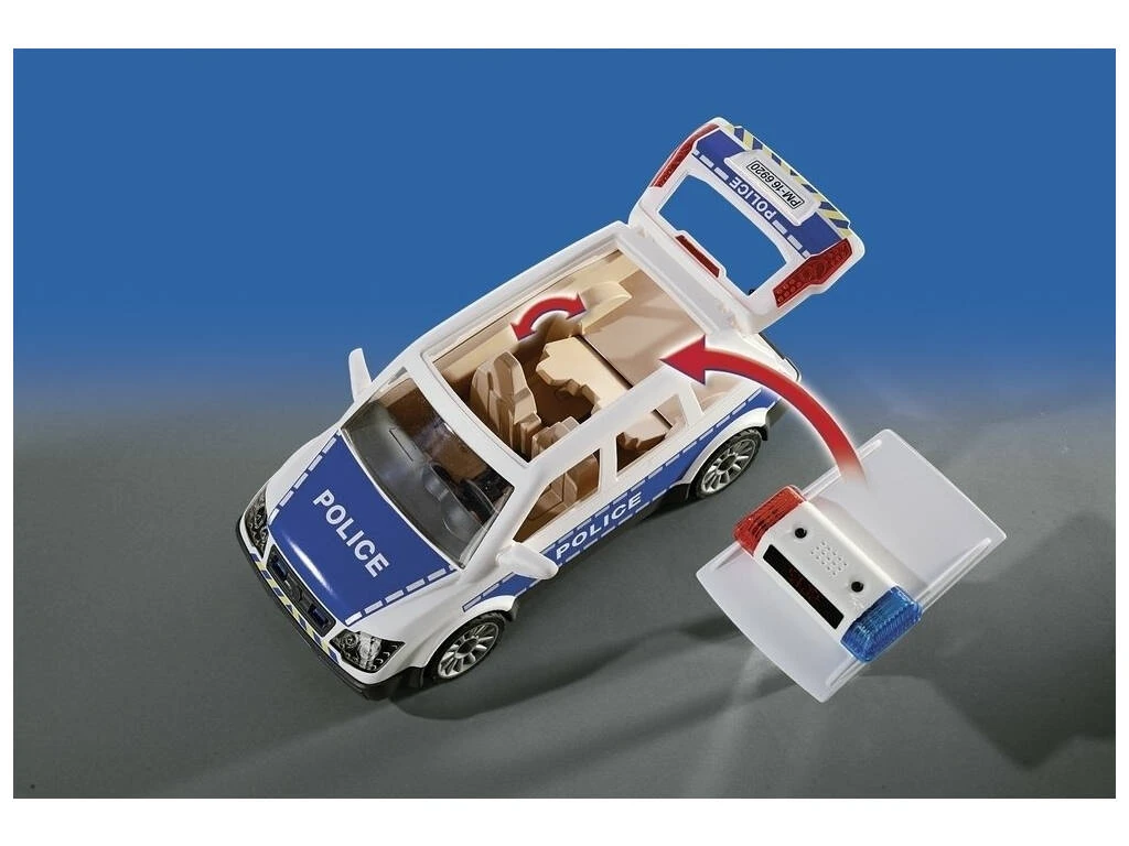 Playmobil Coche Policía Con Luces Y Sonido 6920 7 Playmobil Coche Policía Con Luces Y Sonido 6920 - Imagen 5