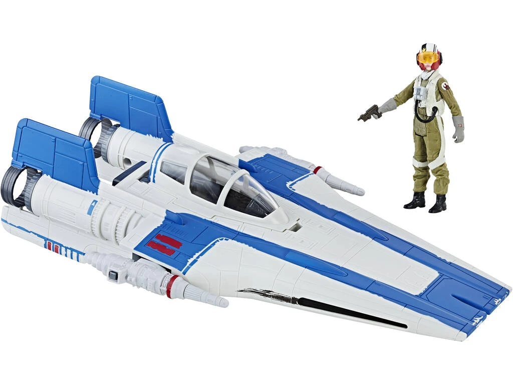 Star Wars E8 Vehículo Y Figura Clase B Hasbro C1248 4 Star Wars E8 Vehículo Y Figura Clase B Hasbro C1248 - Imagen 2