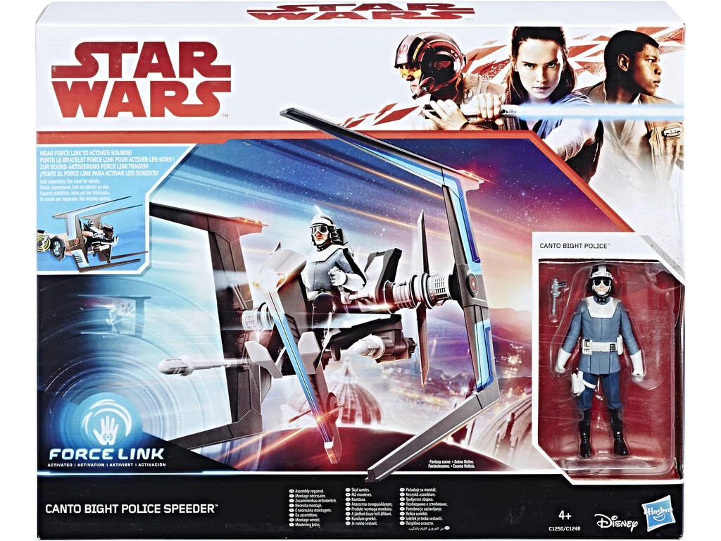 Star Wars E8 Vehículo Y Figura Clase B Hasbro C1248 6 Star Wars E8 Vehículo Y Figura Clase B Hasbro C1248 - Imagen 4