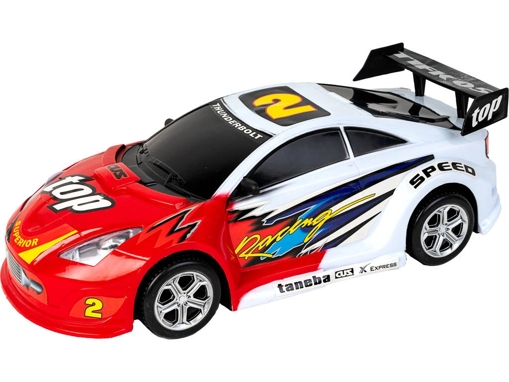 Vehículo Fricción Súper Racing 47 Cm. Rojo Thunderbolt 2 3 Vehículo Fricción Súper Racing 47 Cm. Rojo Thunderbolt 2