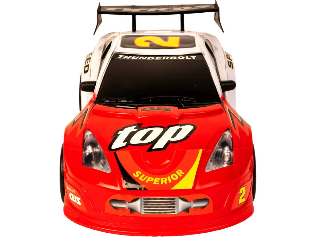 Vehículo Fricción Súper Racing 47 Cm. Rojo Thunderbolt 2 5 Vehículo Fricción Súper Racing 47 Cm. Rojo Thunderbolt 2 - Imagen 3