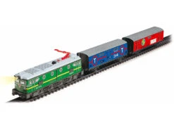 Tren Eléctrico Mercancías Con Locomotora Verde Y Estación Pequetren 303 -Niños Juguetes Tienda 1911145094g02