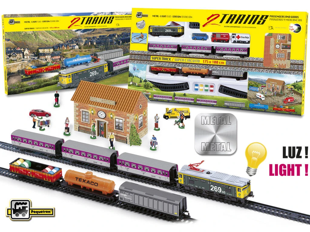 Tren Eléctrico Viajeros Y Mercancías Pequetren 900 4 Tren Eléctrico Viajeros Y Mercancías Pequetren 900 - Imagen 2
