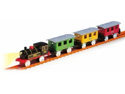 Tren Eléctrico Infantil Con Luz, Estación Y Túnel Pequetren 2001 -Niños Juguetes Tienda 1911145118g03