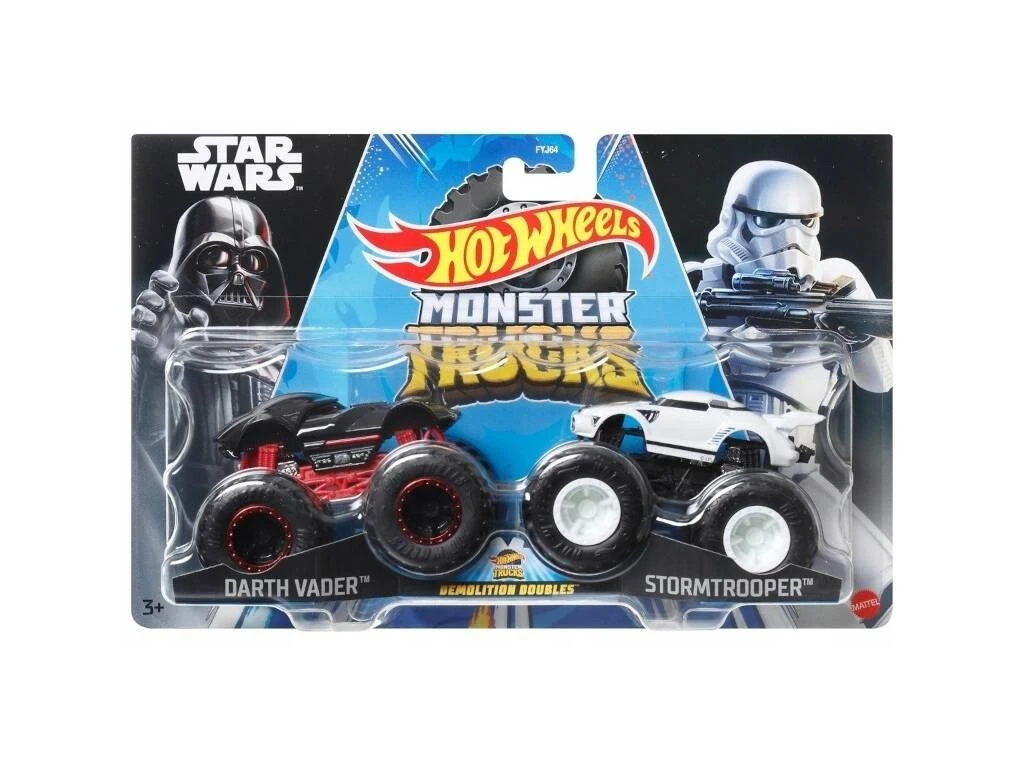 Hot Wheels Vehículos Monster Truck Duetos De Demolición Mattel FYJ64 3 Hot Wheels Vehículos Monster Truck Duetos De Demolición Mattel FYJ64