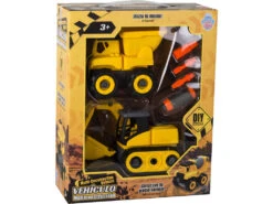 Mini Vehículos De Construcción Desmontables 2 Vehículos Con Herramientas