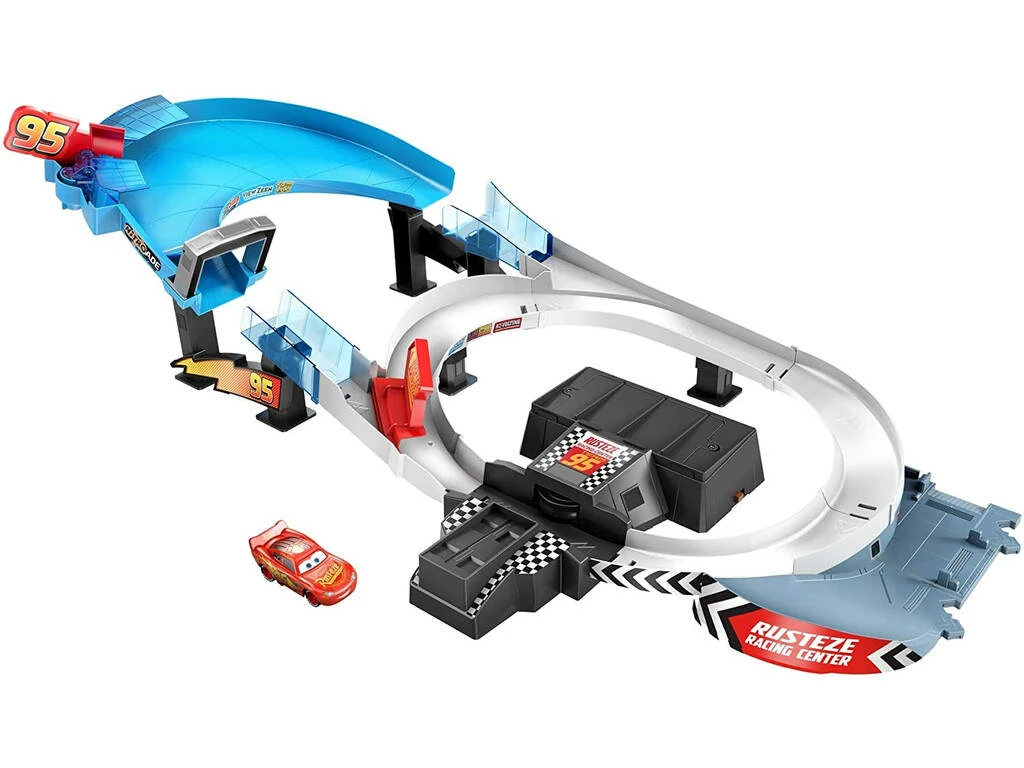 Cars RustEze Doble Circuito De Carreras Mattel GNW06 3 Cars RustEze Doble Circuito De Carreras Mattel GNW06