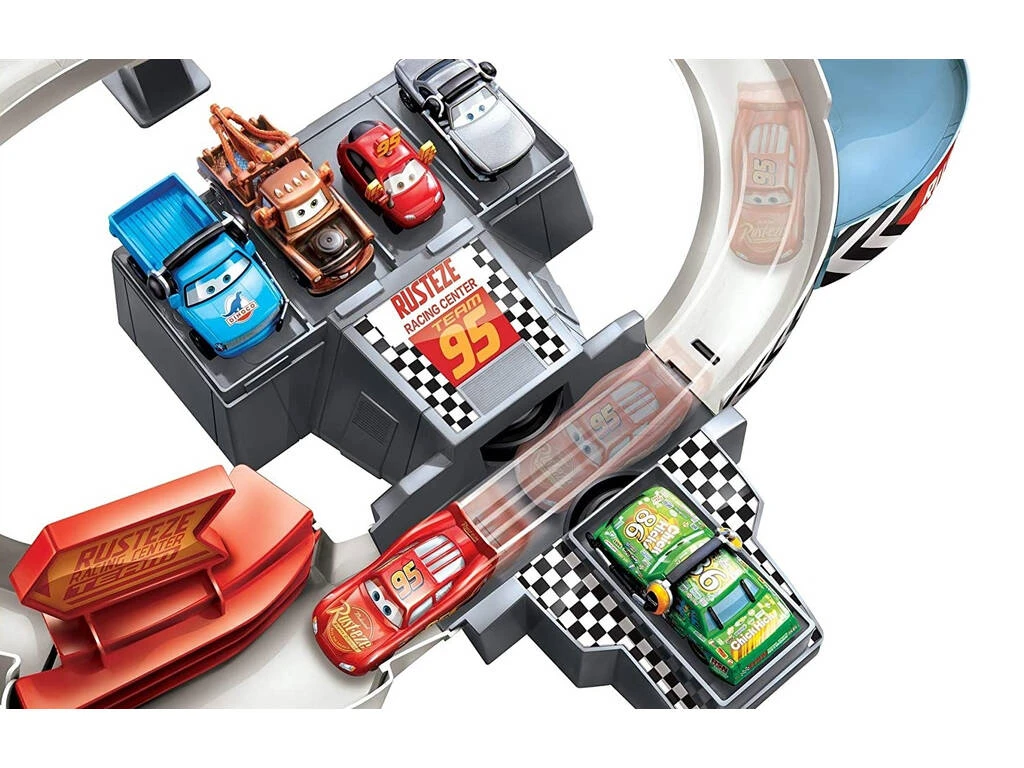 Cars RustEze Doble Circuito De Carreras Mattel GNW06 6 Cars RustEze Doble Circuito De Carreras Mattel GNW06 - Imagen 4