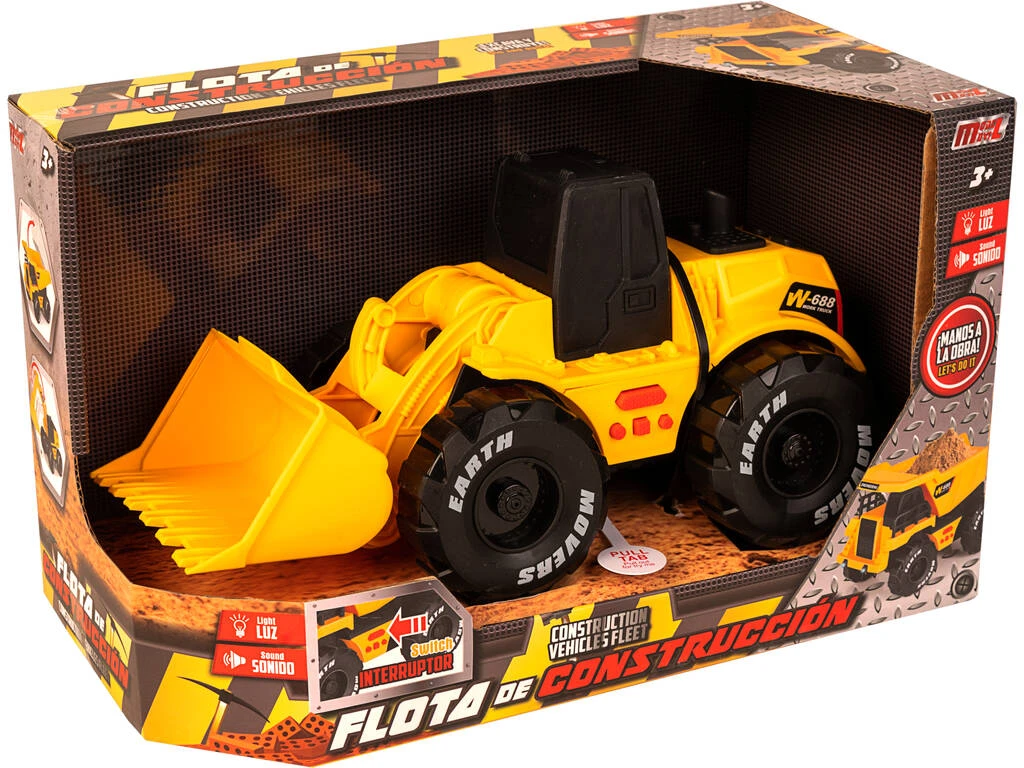 Camión Excavadora Fricción Con Luces Y Sonidos 3 Camión Excavadora Fricción Con Luces Y Sonidos