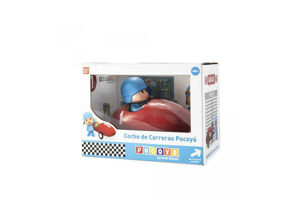 Pocoyó Coche De Carreras Bandai TO77400 4 Pocoyó Coche De Carreras Bandai TO77400 - Imagen 2