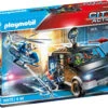 Playmobil City Action Helicóptero De Policía Persecución Del Vehículo Huido 70575 -Niños Juguetes Tienda 1999957601g00
