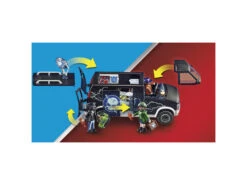 Playmobil City Action Helicóptero De Policía Persecución Del Vehículo Huido 70575 11 Playmobil City Action Helicóptero De Policía Persecución Del Vehículo Huido 70575 -Niños Juguetes Tienda 1999957601g02