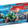Playmobil City Action Kart Policial Persecución Ladrón De Caja Fuerte 70577