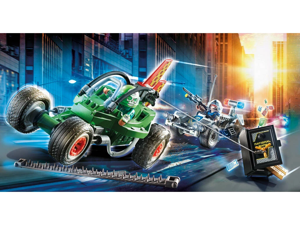 Playmobil City Action Kart Policial Persecución Ladrón De Caja Fuerte 70577 7 Playmobil City Action Kart Policial Persecución Ladrón De Caja Fuerte 70577 - Imagen 5