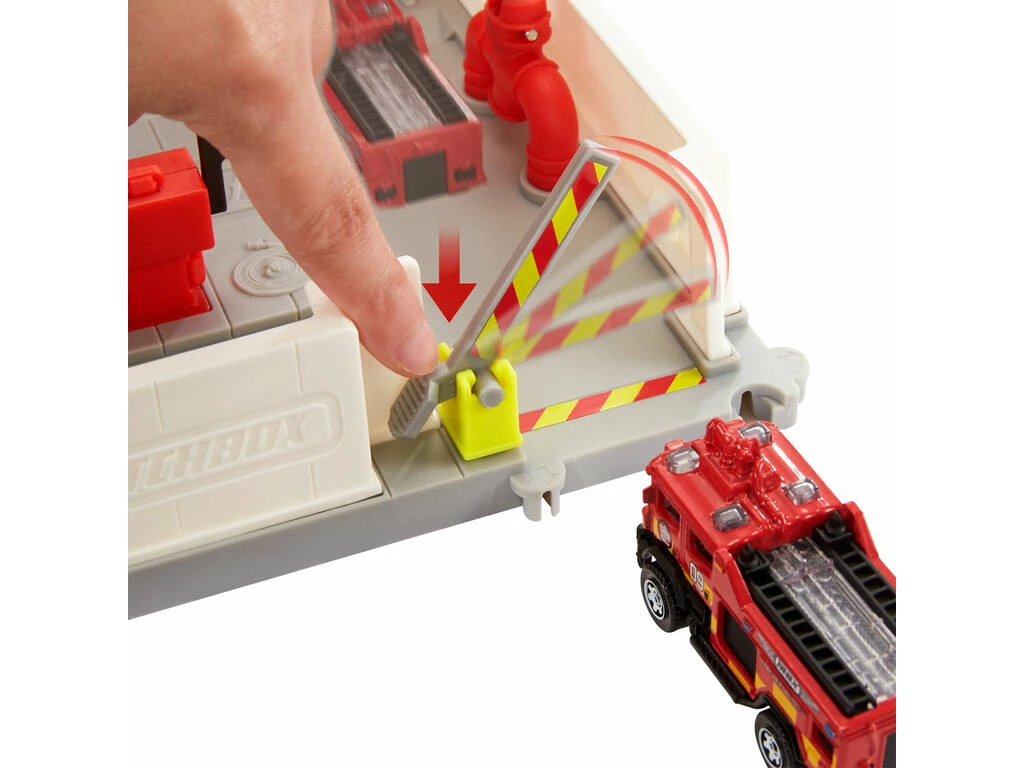 Matchbox Action Drivers Estación De Bomberos Con Sonido Mattel HBD76 6 Matchbox Action Drivers Estación De Bomberos Con Sonido Mattel HBD76 - Imagen 4