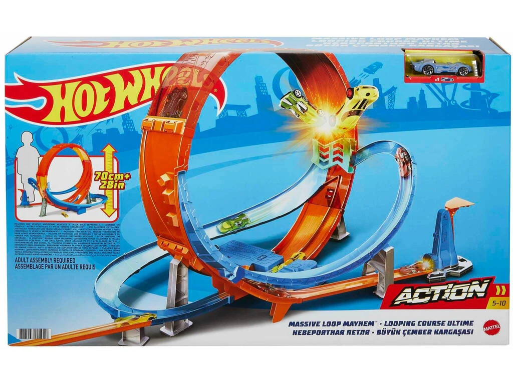 Hot Wheels Action Looping Caos Masivo Mattel GTV14 4 Hot Wheels Action Looping Caos Masivo Mattel GTV14 - Imagen 2