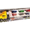 Camión Portacoches Amarillo Con 6 Coches 1 Camión Portacoches Amarillo Con 6 Coches -Niños Juguetes Tienda 1999961207g00
