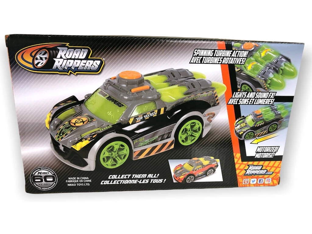Road Rippers Coche Motorizado Con Luz Y Sonidos Afterburner Negro Nikko 20441 4 Road Rippers Coche Motorizado Con Luz Y Sonidos Afterburner Negro Nikko 20441 - Imagen 2
