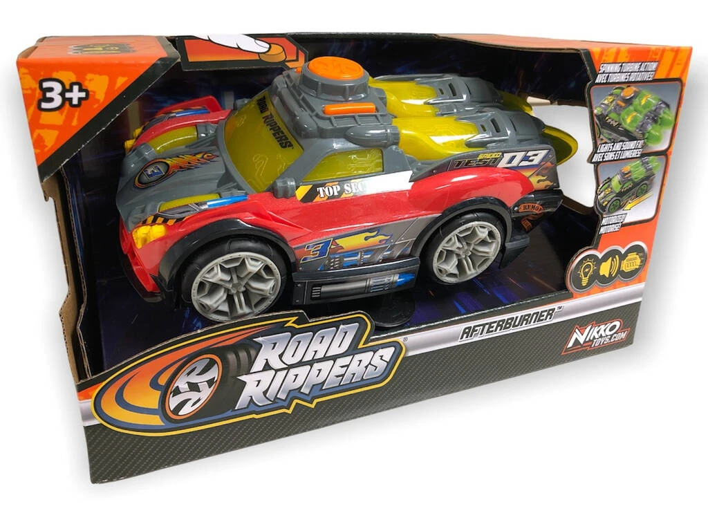Road Rippers Coche Motorizado Con Luz Y Sonidos Afterburner Rojo Nikko 20442 3 Road Rippers Coche Motorizado Con Luz Y Sonidos Afterburner Rojo Nikko 20442