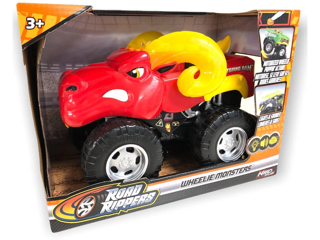 Road Rippers Coche Motorizado Battering Ram Con Luz Y Sonidos Nikko 20063 3 Road Rippers Coche Motorizado Battering Ram Con Luz Y Sonidos Nikko 20063