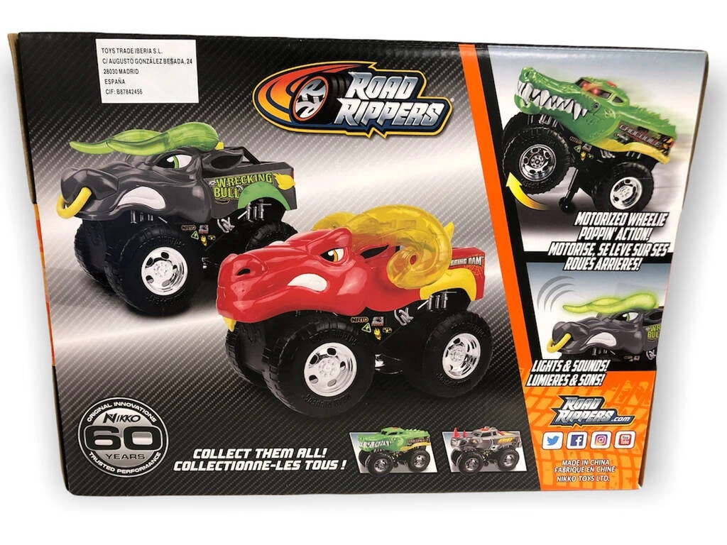 Road Rippers Coche Motorizado Battering Ram Con Luz Y Sonidos Nikko 20063 5 Road Rippers Coche Motorizado Battering Ram Con Luz Y Sonidos Nikko 20063 - Imagen 3