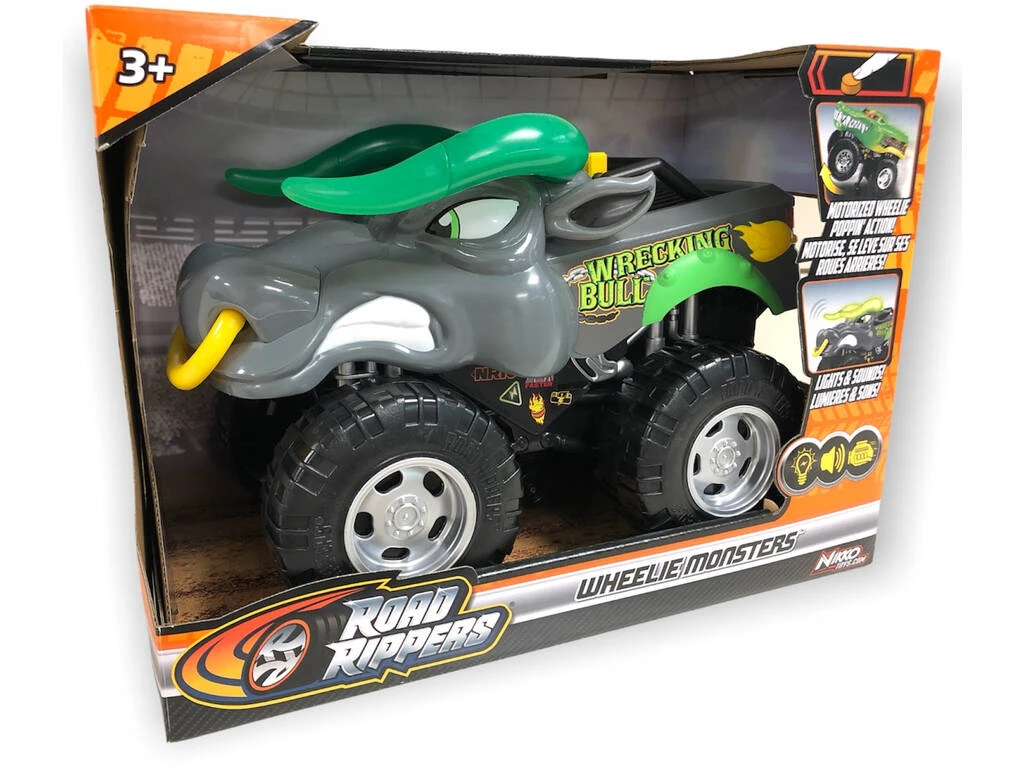 Road Rippers Coche Motorizado Wrecking Bull Con Luz Y Sonidos Nikko 20064 3 Road Rippers Coche Motorizado Wrecking Bull Con Luz Y Sonidos Nikko 20064