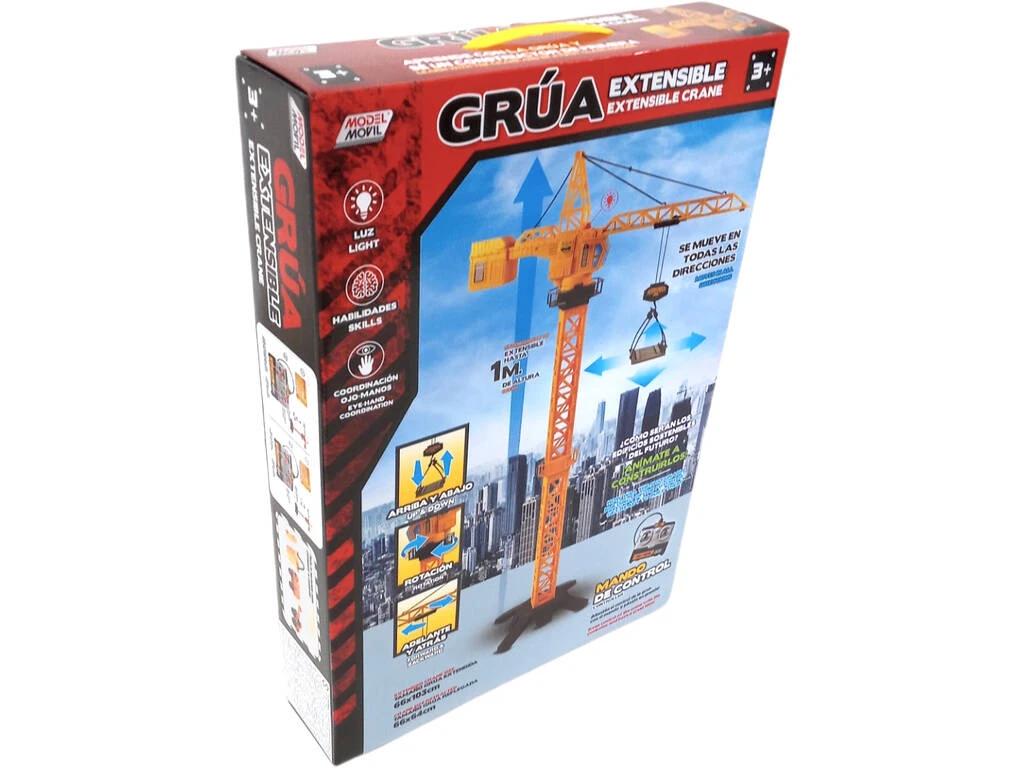Grua Extensible 103 Cm. Con Mando De Control 4 Grua Extensible 103 Cm. Con Mando De Control - Imagen 2