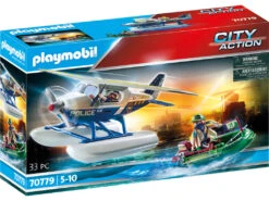 Playmobil Policía Hidroavión Persecución De Contrabandista 70779