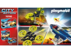 Playmobil Policía Avión Persecución Dron 70780 -Niños Juguetes Tienda 1999962595g02