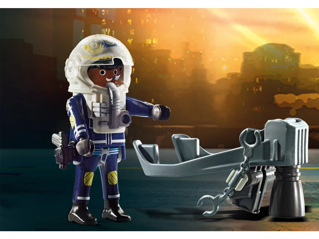 Playmobil Policía Mochila Propulsora Detención Del Ladrón De Arte 70782 7 Playmobil Policía Mochila Propulsora Detención Del Ladrón De Arte 70782 - Imagen 5