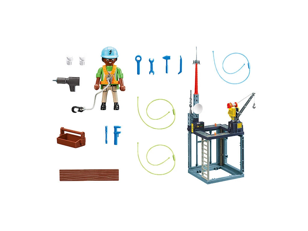 Playmobil Starter Pack Construcción Con Grúa 70816 4 Playmobil Starter Pack Construcción Con Grúa 70816 - Imagen 2