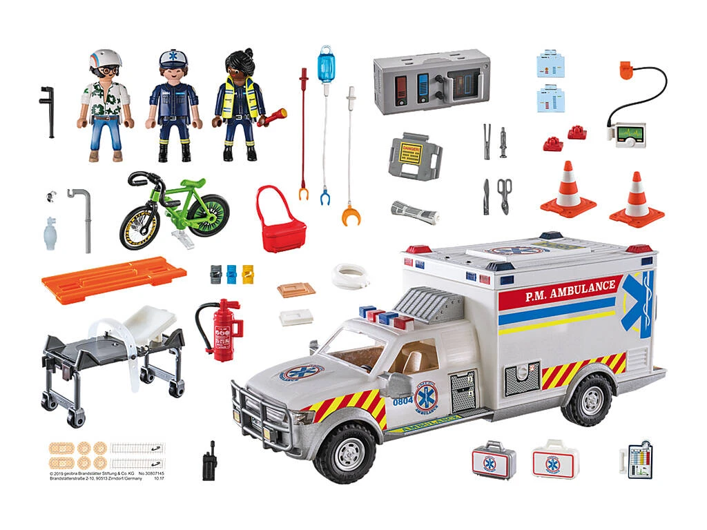 Playmobil Vehículo De Rescate US Ambulance 70936 4 Playmobil Vehículo De Rescate US Ambulance 70936 - Imagen 2