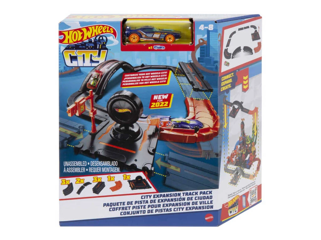 Hot Wheels City Pack De Expansión De Pistas De Ciudad Mattel HDN95 3 Hot Wheels City Pack De Expansión De Pistas De Ciudad Mattel HDN95