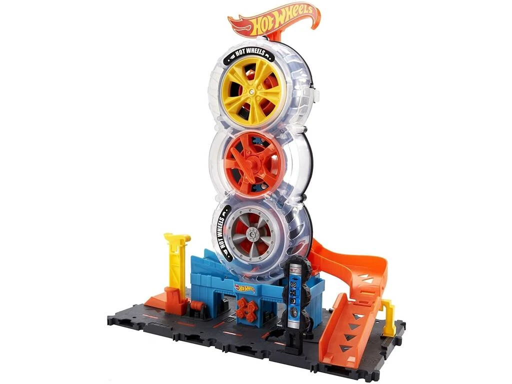 Hot Wheels City Tienda De Neumáticos Mattel HDP02 4 Hot Wheels City Tienda De Neumáticos Mattel HDP02 - Imagen 2