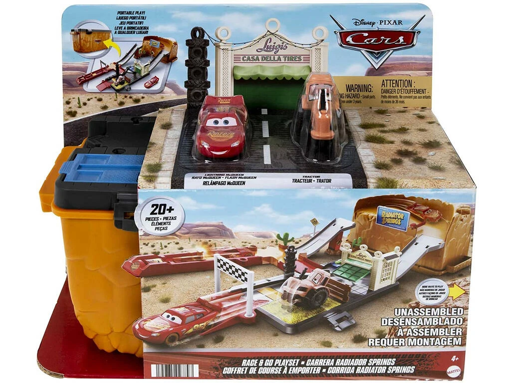 Cars Juego De Carreras Portátil Mattel HDN02 4 Cars Juego De Carreras Portátil Mattel HDN02 - Imagen 2