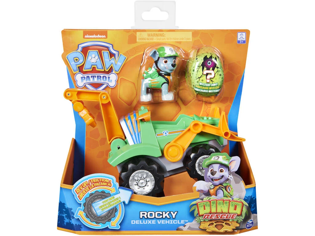 Patrulla Canina Vehículo Dino Rescue Rocky Spin Master 6059525 4 Patrulla Canina Vehículo Dino Rescue Rocky Spin Master 6059525 - Imagen 2