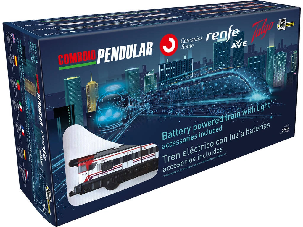 Tren Cercanías Renfe Con Luz, Estación Y Encarrilador Pequetren 403 4 Tren Cercanías Renfe Con Luz, Estación Y Encarrilador Pequetren 403 - Imagen 2