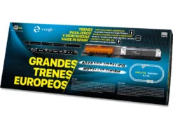 Tren Mercancías Renfe Metálico Con Luz, Puente Y Encarrilador Pequetren 526