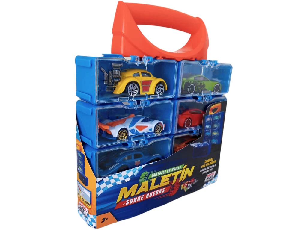 Maletín Con 8 Vehículos 1:64 3 Maletín Con 8 Vehículos 1:64
