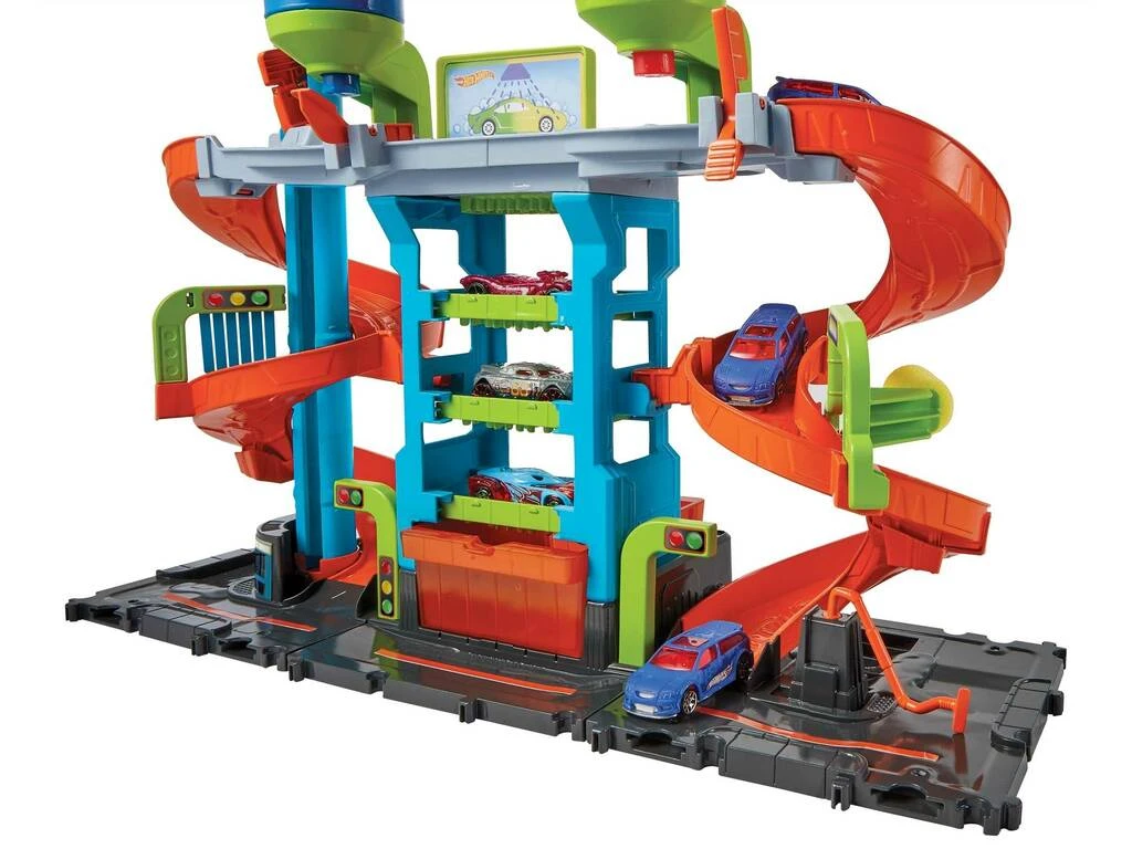 Hot Wheels City Mega Torre Lavado De Coches Mattel HDP05 5 Hot Wheels City Mega Torre Lavado De Coches Mattel HDP05 - Imagen 3