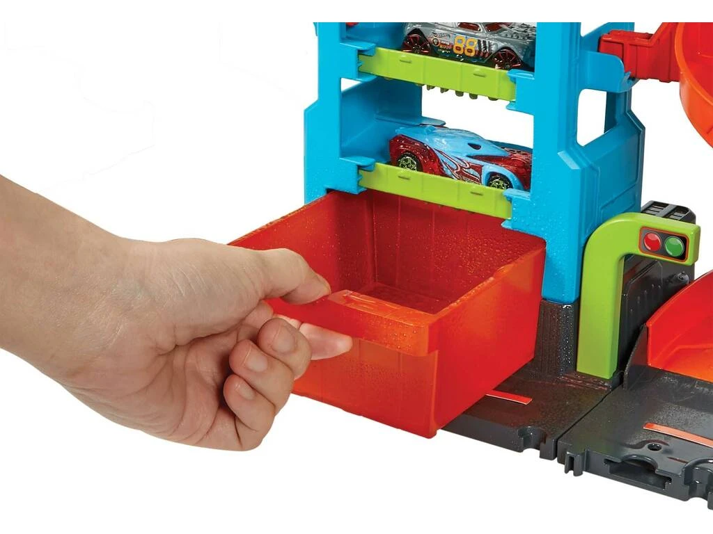 Hot Wheels City Mega Torre Lavado De Coches Mattel HDP05 6 Hot Wheels City Mega Torre Lavado De Coches Mattel HDP05 - Imagen 4