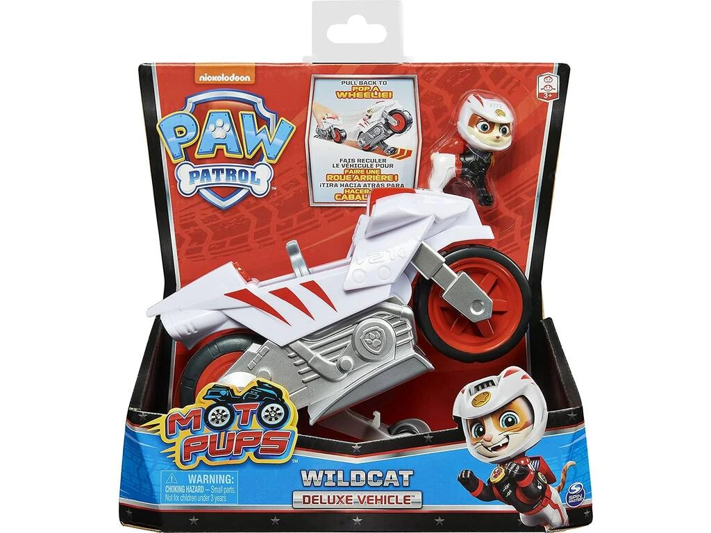 Patrulla Canina Moto Pups Wildcat Deluxe Vehicle Spin Master 6060433 4 Patrulla Canina Moto Pups Wildcat Deluxe Vehicle Spin Master 6060433 - Imagen 2