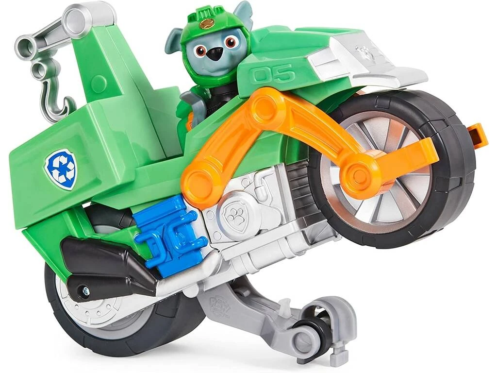 Patrulla Canina Moto Pups Rocky Deluxe Vehicle Spin Master 6060545 5 Patrulla Canina Moto Pups Rocky Deluxe Vehicle Spin Master 6060545 - Imagen 3