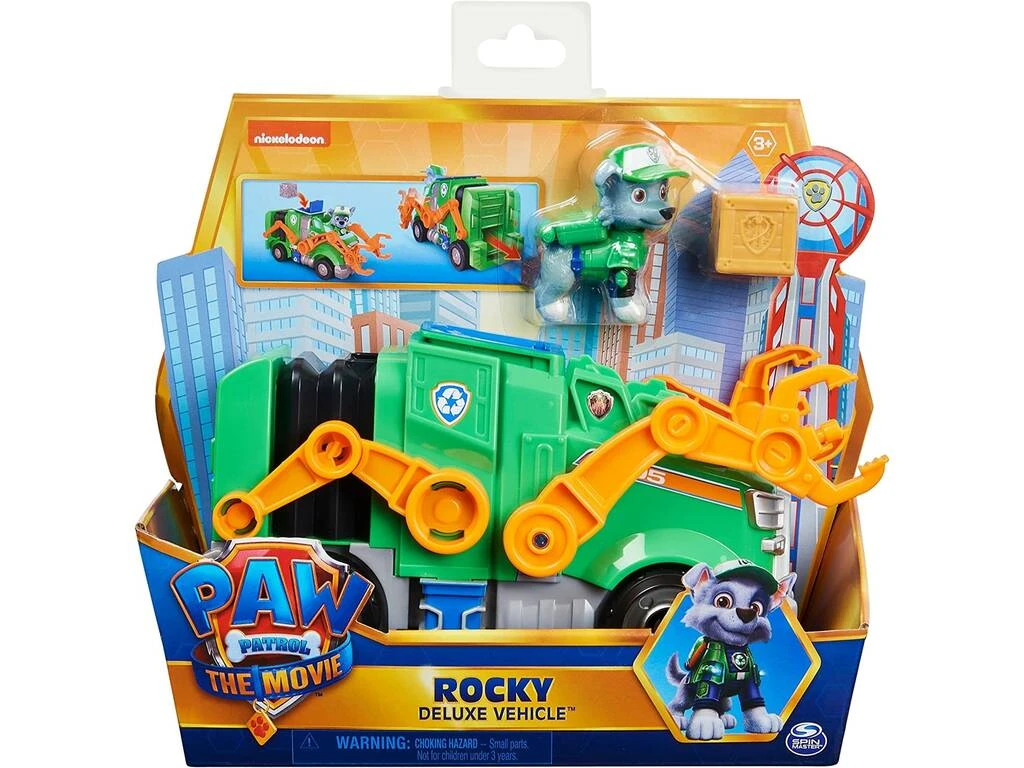 Patrulla Canina The Movie Rocky Deluxe Vehicle Spin Master 6061909 4 Patrulla Canina The Movie Rocky Deluxe Vehicle Spin Master 6061909 - Imagen 2