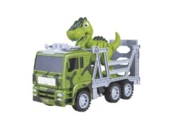 Trailer Y Dinosaurio Con Luces Y Sonidos