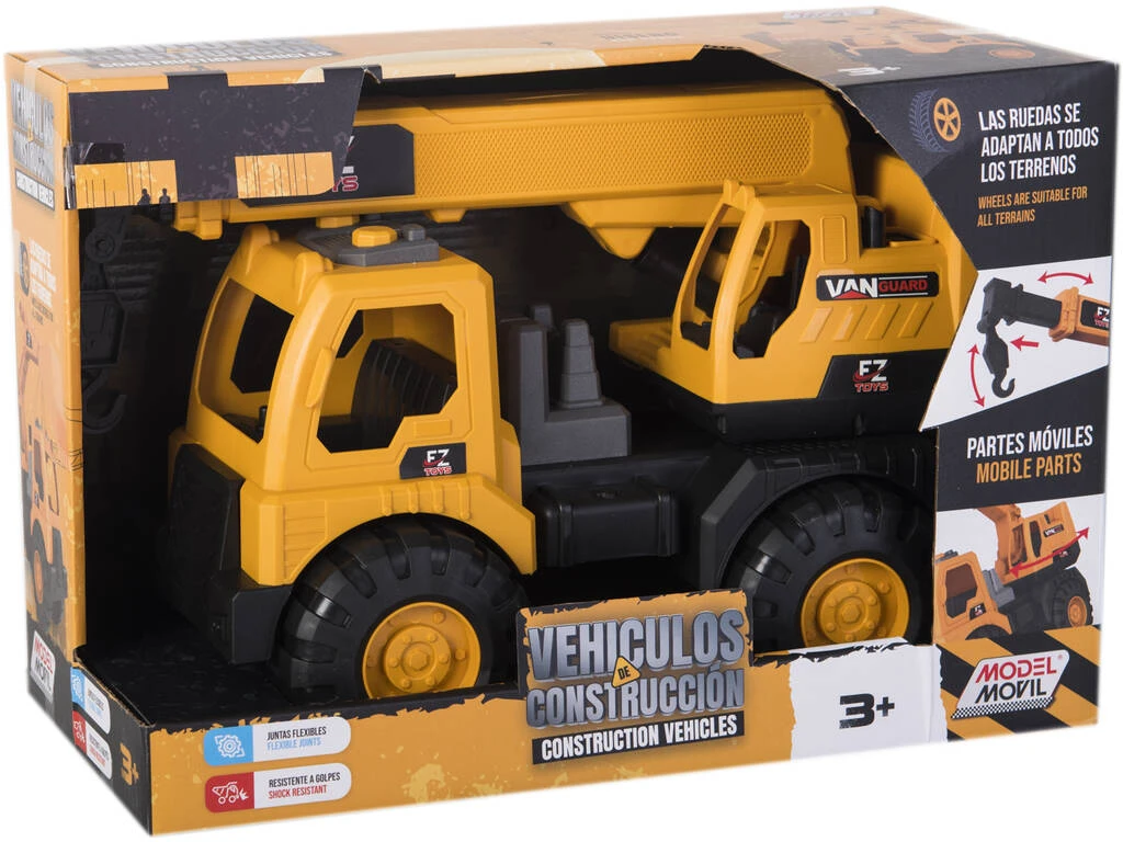 Vehículo De Construcción Camión Grua 4 Vehículo De Construcción Camión Grua - Imagen 2