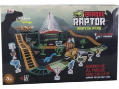 Pista Flexible Mundo Jurásico 167 Piezas Con Luces