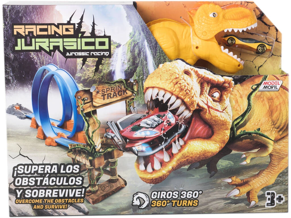 Pista Looping Dinosauro Con Coche 3 Pista Looping Dinosauro Con Coche