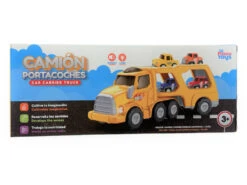 Camión Porta Coches Con 4 Coches Infantiles